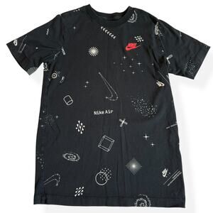 Nike Sportswear Black Outer Space Tee Youth Large